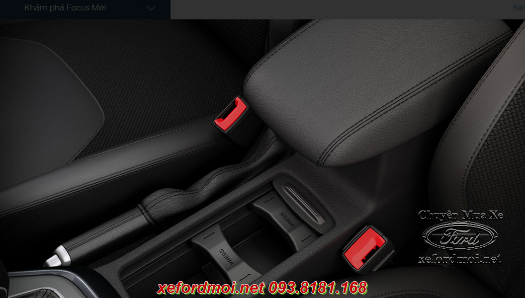 Cùng các tính năng hiện đại và chất liệu cách âm đem đến không gian yên tĩnh hơn bên trong xe Focus mới. 