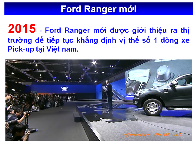 Ra mắt Xe Ford Ranger 2016 Mới nhất  tại Thái Lan