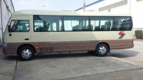 Bán xe khách 29 chỗ Hyundai County thân dài Đồng vàng 2017