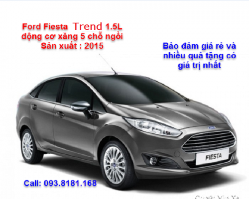 Ford Fiesta 1.5L Tred 2017